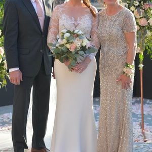 Beautiful sequined dress, perfect for Mother of Bride/Groom.